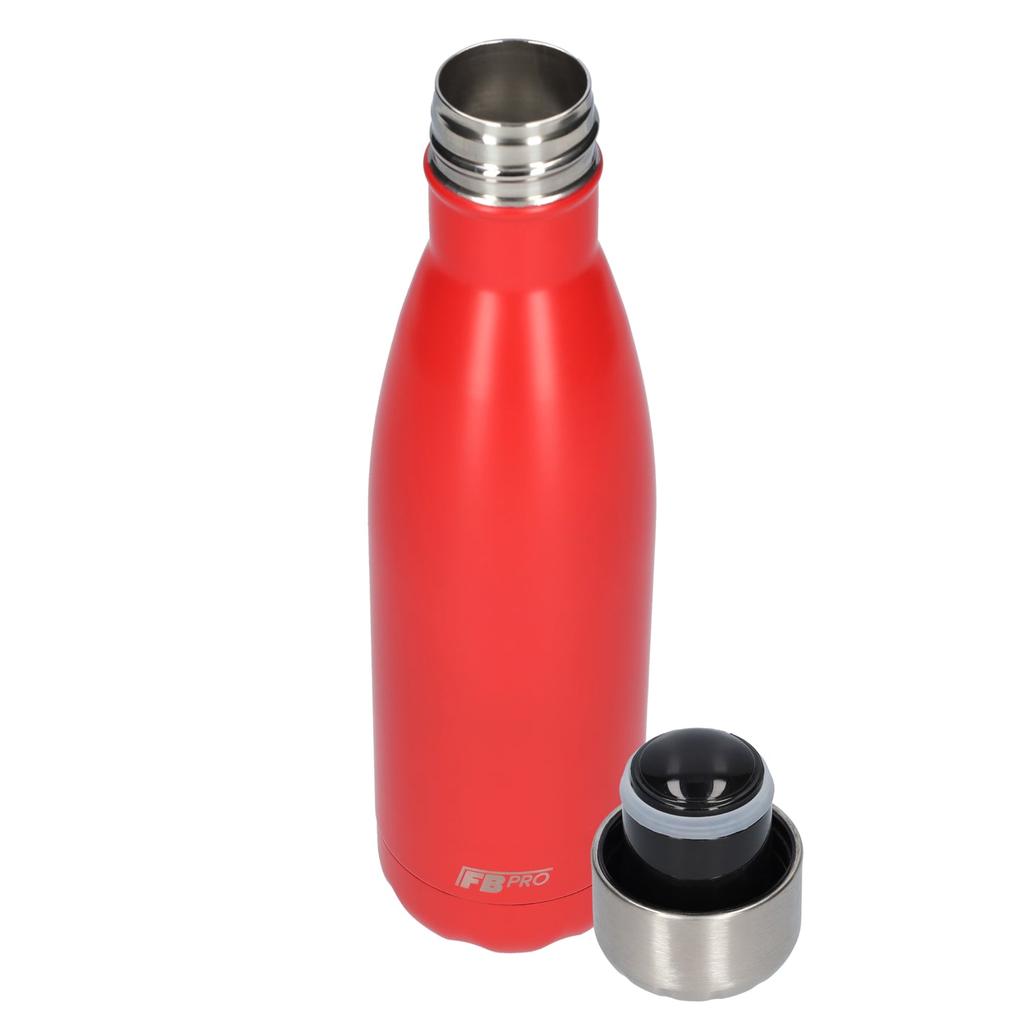 Thermosfles - Waterfles - Drinkfles slank 500ml - Charged Red - Opgeladen Rood