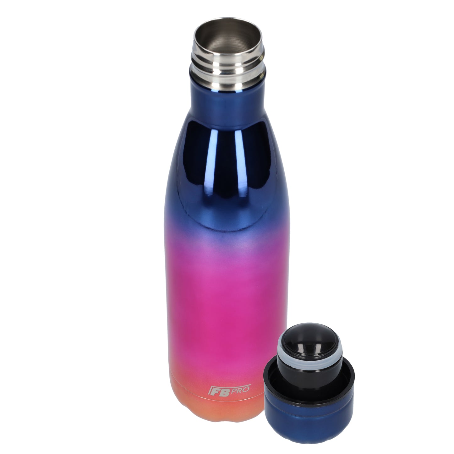 Thermosfles - Waterfles - Drinkfles slank 500ml - Chrome Summer Night Pink- Chrome Pink