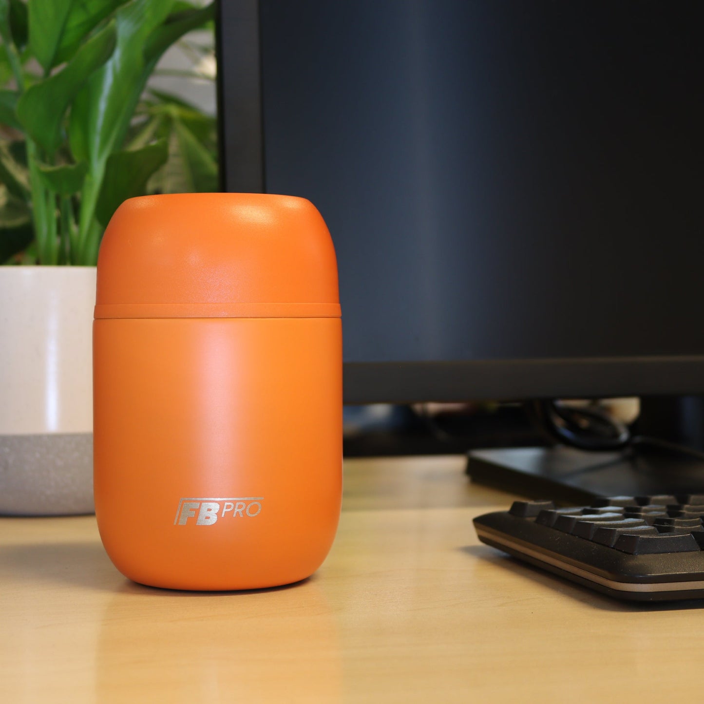 Thermos voedselcontainer - Thermoskan - Oranje - 420ml