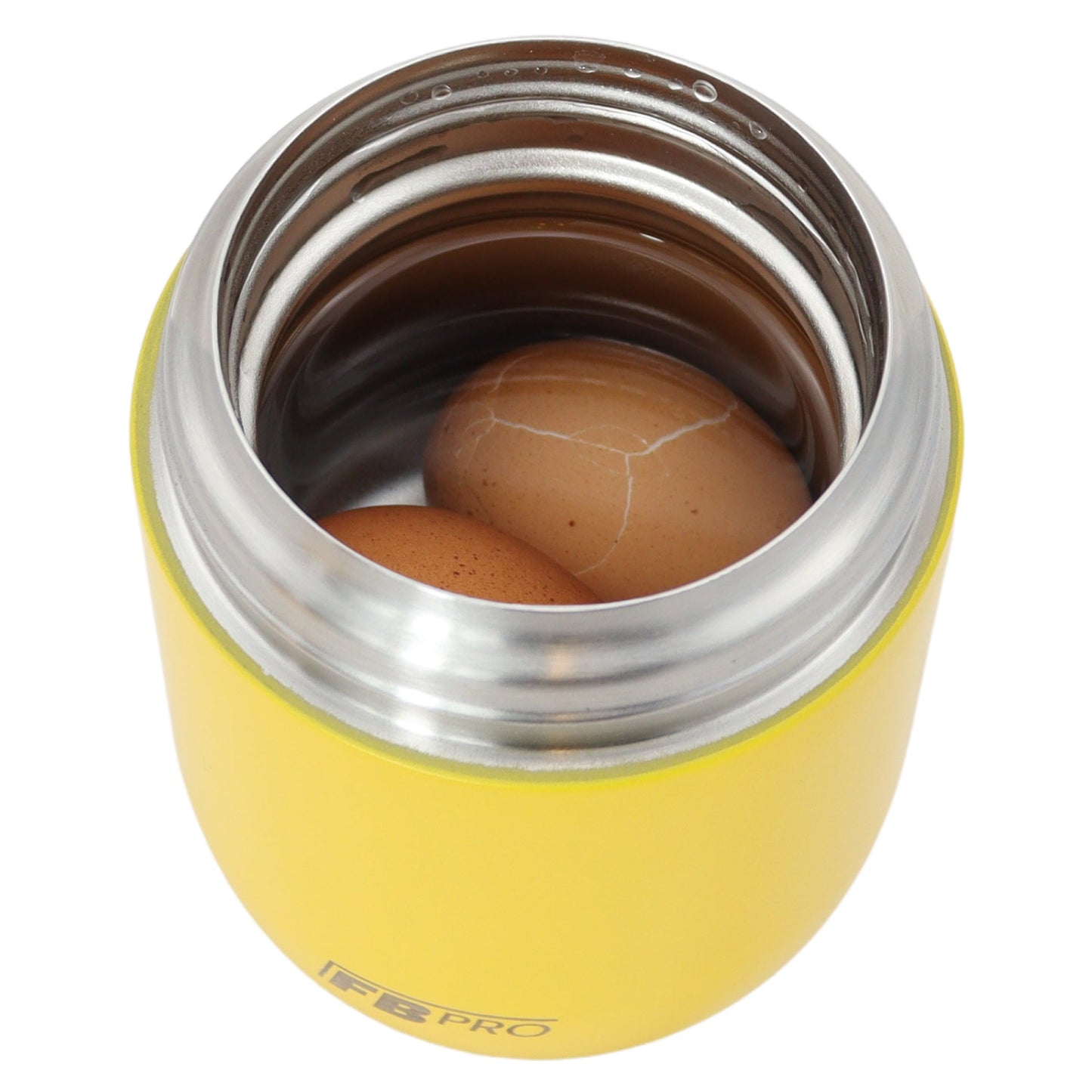 Thermos voedsel container - Thermoskan - Geel - 420ml