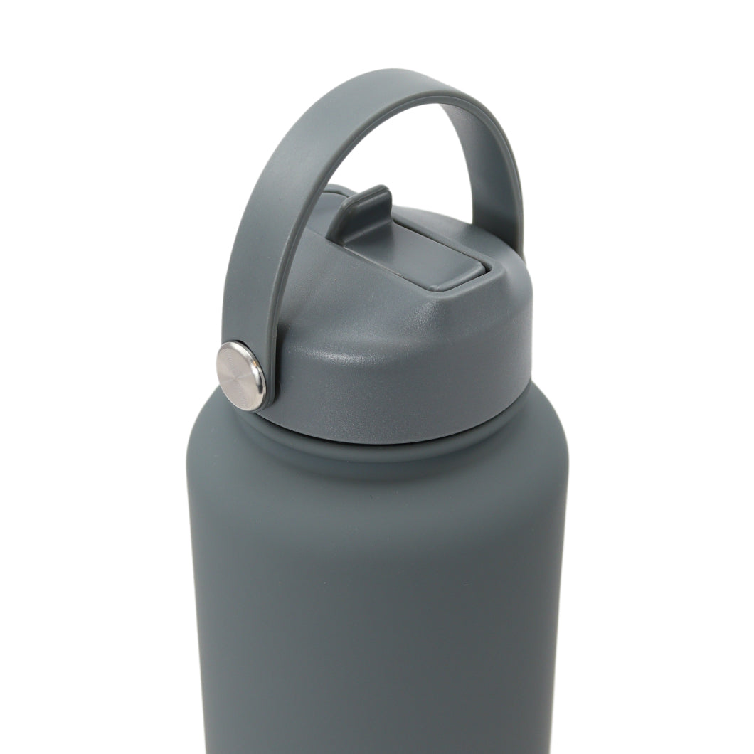 Thermos waterfles - Isolerende Waterfles - Drinkfles - 1 L - Grijs