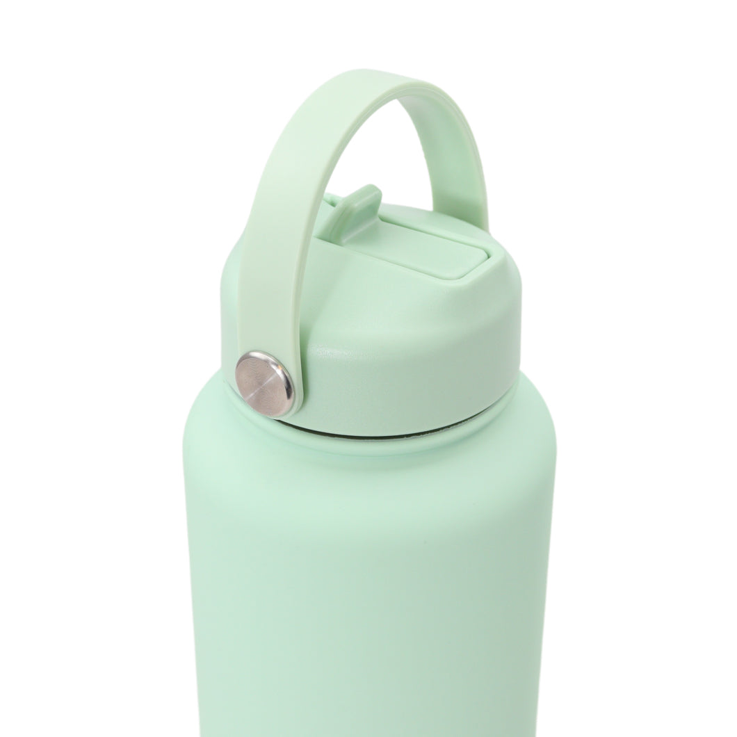 Thermos waterfles - Isolerende Waterfles - Drinkfles - 1 L - Groen