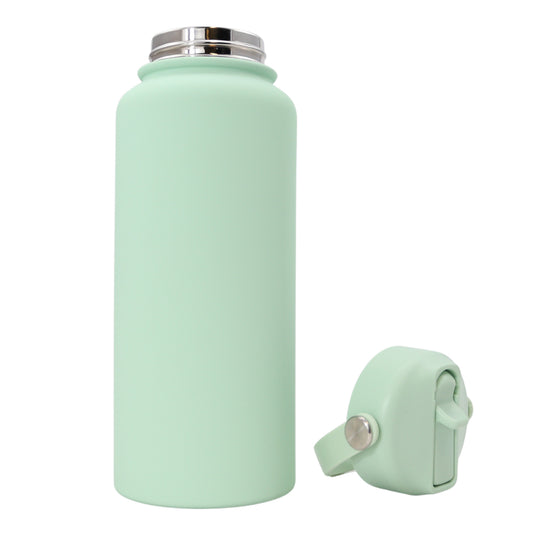 Thermos waterfles - Isolerende Waterfles - Drinkfles - 1 L - Groen