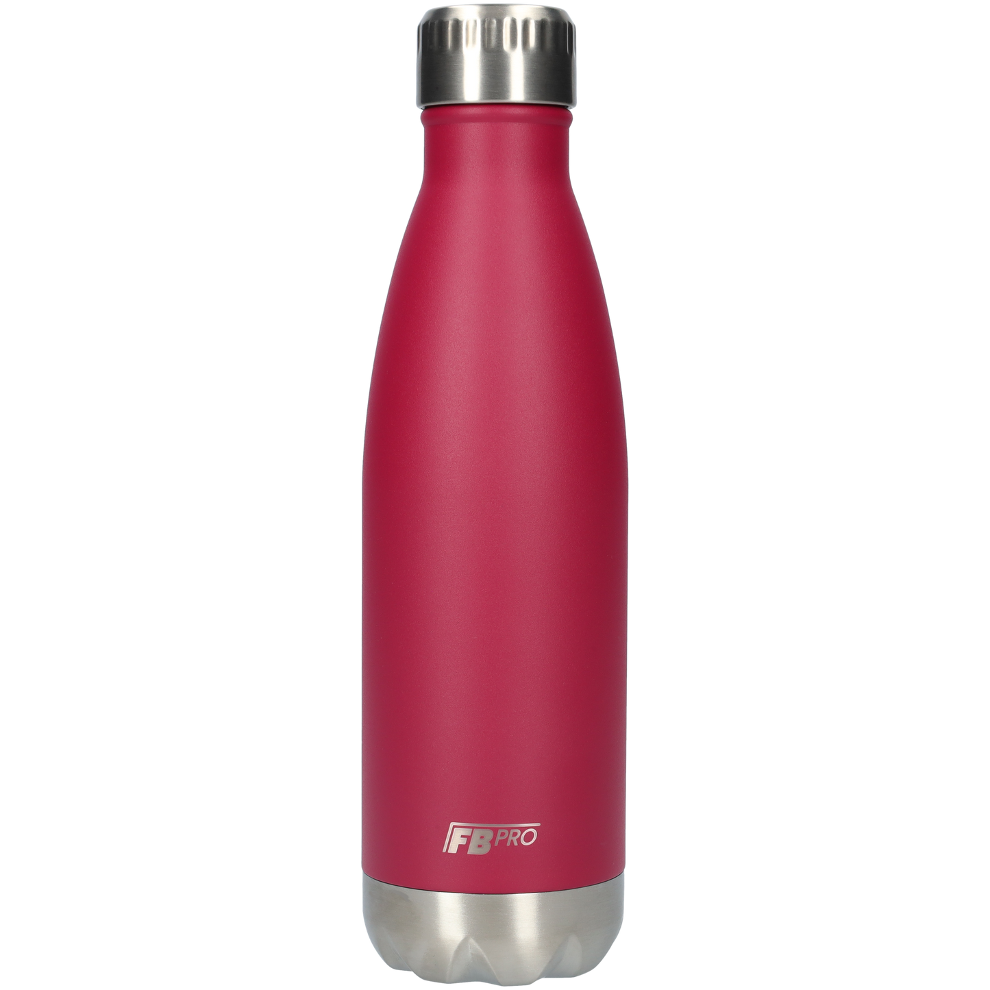 RVS Thermosfles - Thermoskan - Waterfles 500ml - Fuchsia Rood - Fuchsia Red