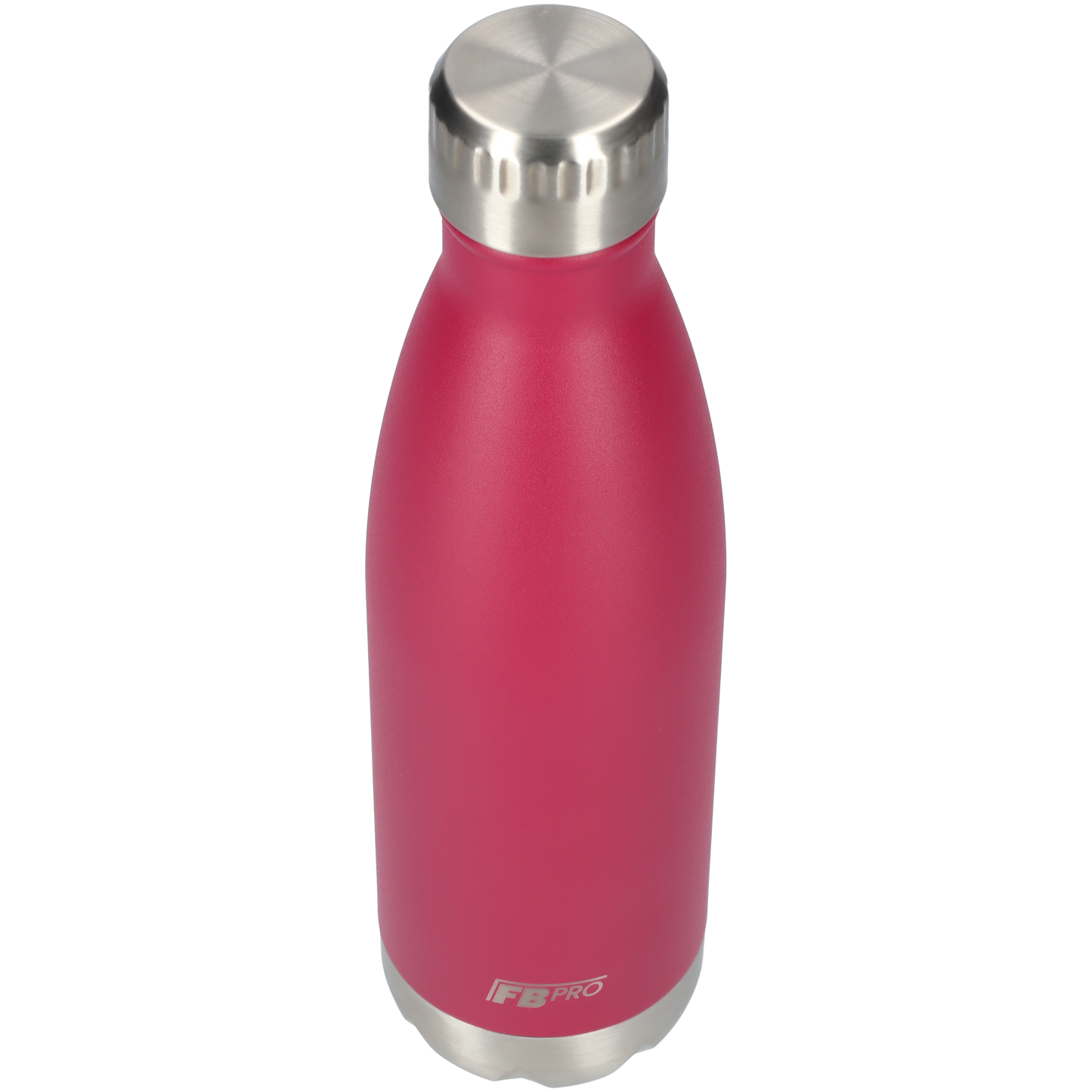 RVS Thermosfles - Thermoskan - Waterfles 500ml - Fuchsia Rood - Fuchsia Red