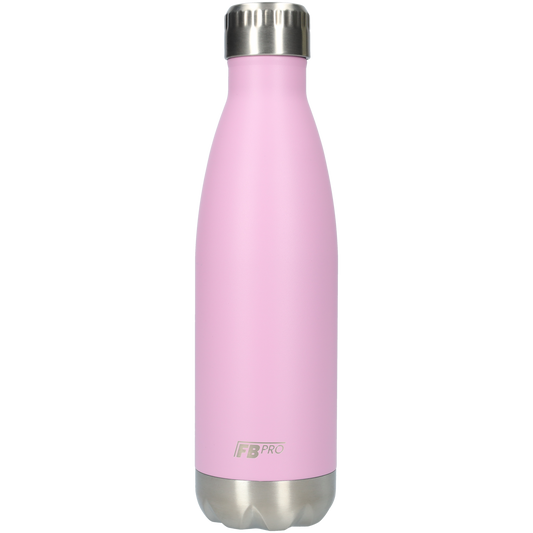 RVS Thermosfles - Thermoskan - Waterfles 500ml - Licht Roze - Purple Pink