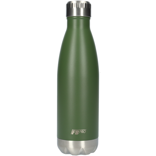 RVS Thermosfles - Thermoskan - Waterfles 500ml - Gras Groen - Grass Green