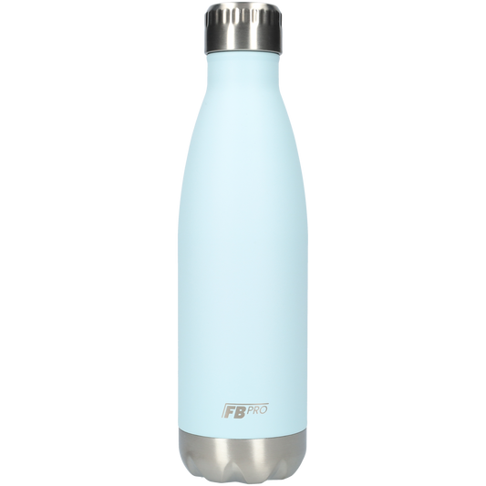 RVS Thermosfles - Thermoskan - Waterfles 500ml - Licht Blauw - Baby Blue