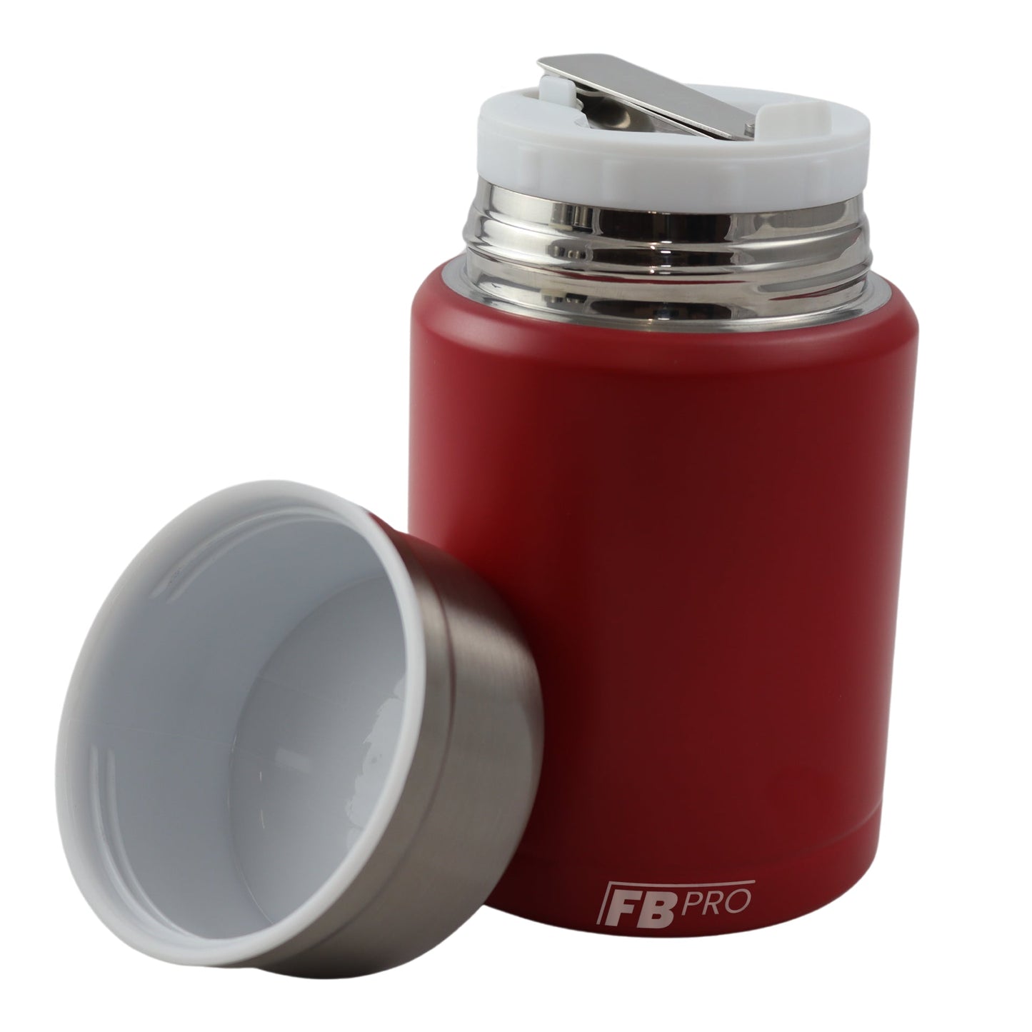 Rode Thermos Voedselcontainer - Thermoskan - Rood - 450ml