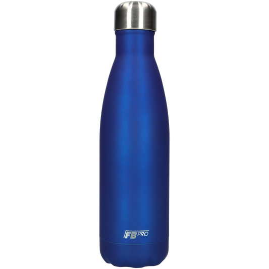 Thermosfles - Waterfles - Drinkfles slank 500ml - Matte Deep Blue - Mat Diep Blauw