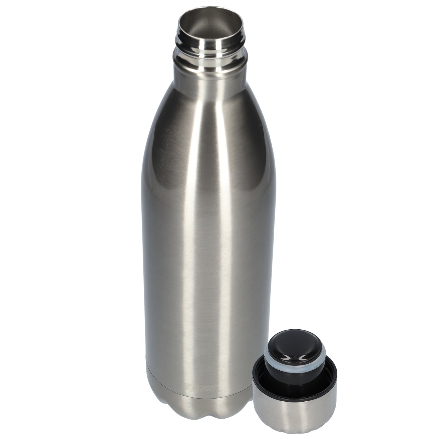 Thermosfles - Waterfles - Drinkfles slank 1000ml - Silver - Zilver