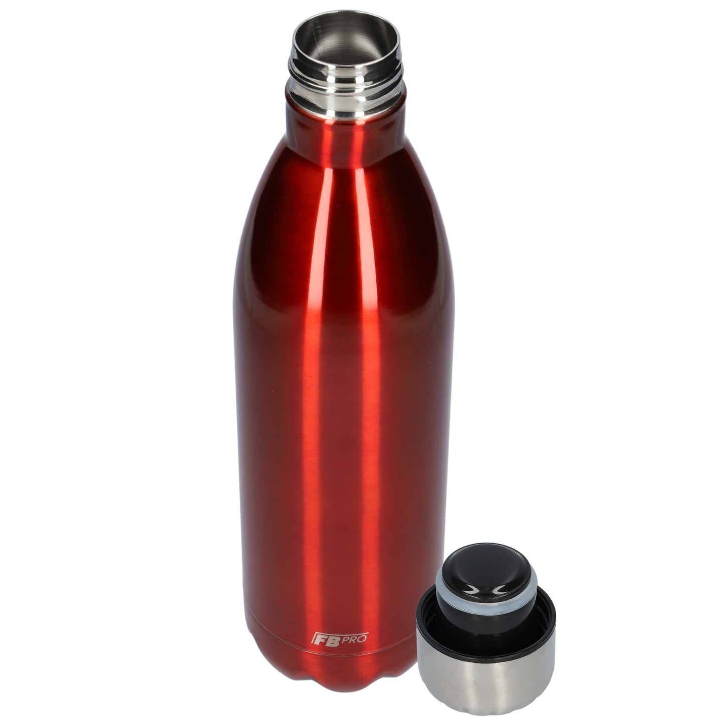 Thermosfles - Waterfles - Drinkfles slank 1000ml - Red - Rood