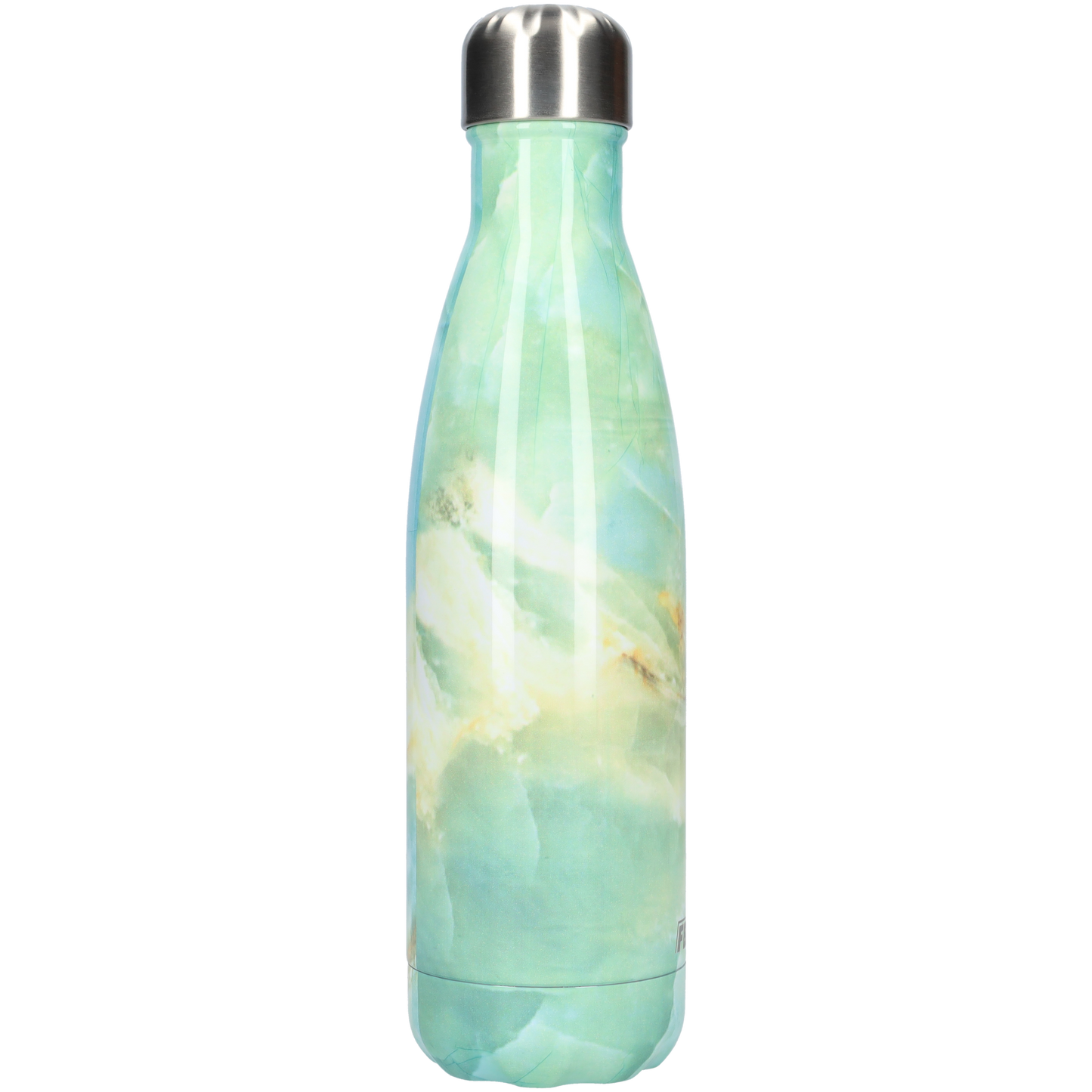 Thermosfles - Waterfles - Drinkfles slank 500ml - Turquoise Marble - Turquoise Marmer