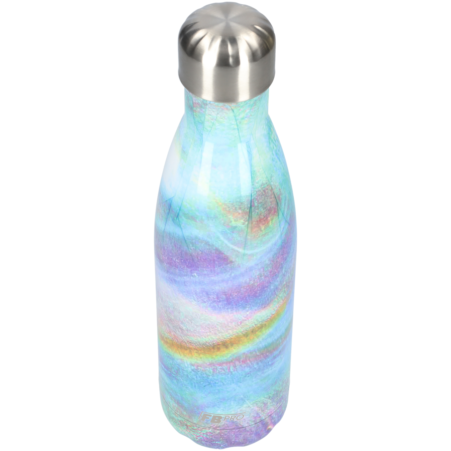 Thermosfles - Waterfles - Drinkfles slank 500ml - Galaxy Rainbow - Sterrenhemel Regenboogkleur