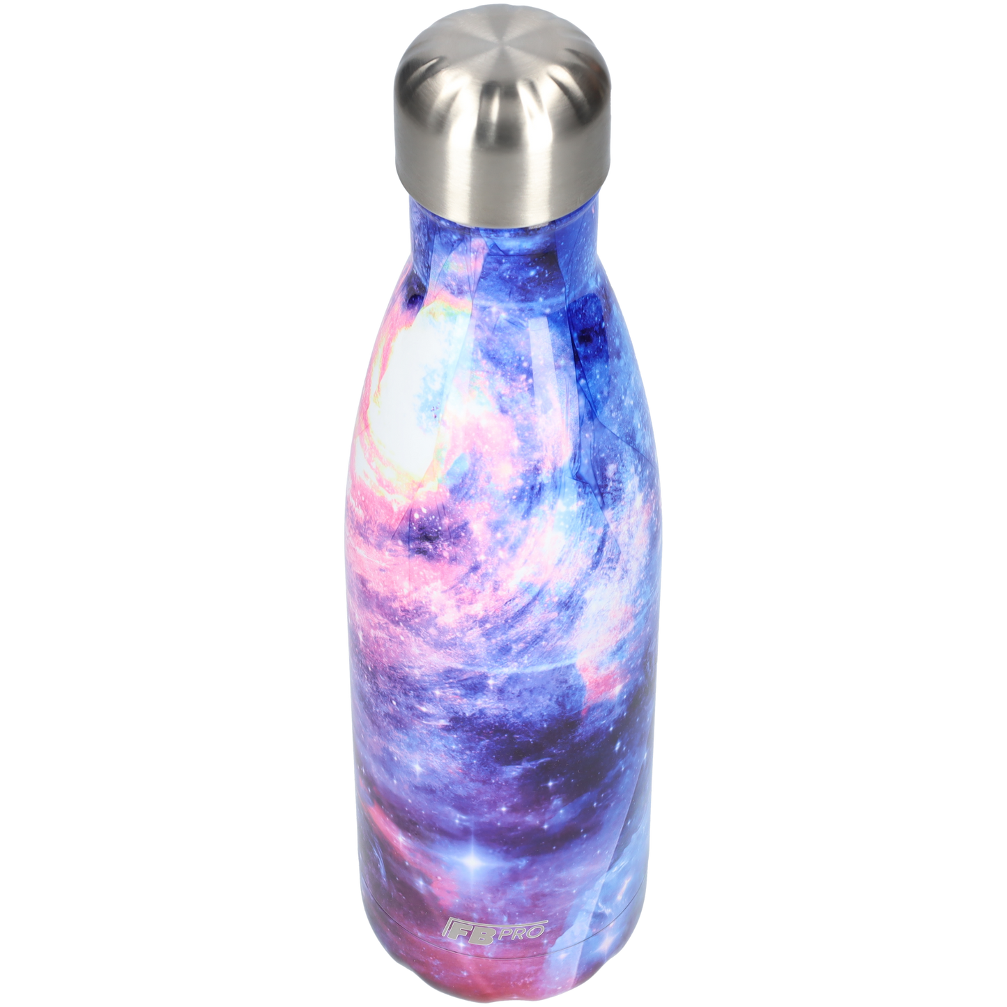 Thermosfles - Waterfles - Drinkfles slank 500 ml - Galaxy Purple - Sterrenhemel Paars