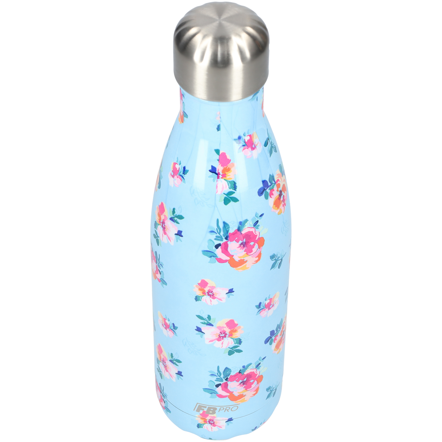 Thermosfles - Waterfles - Drinkfles slank 500ml - Classic Blue Flowers - Klassiek Blauw Bloemen