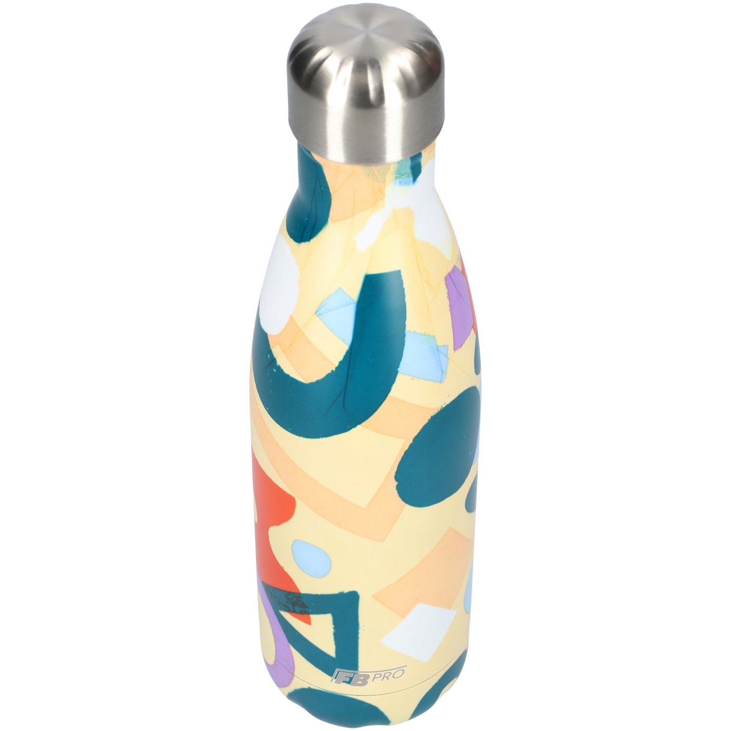 Thermosfles - Waterfles - Drinkfles slank 500ml - Geometric Banana - Geometrische Banaan