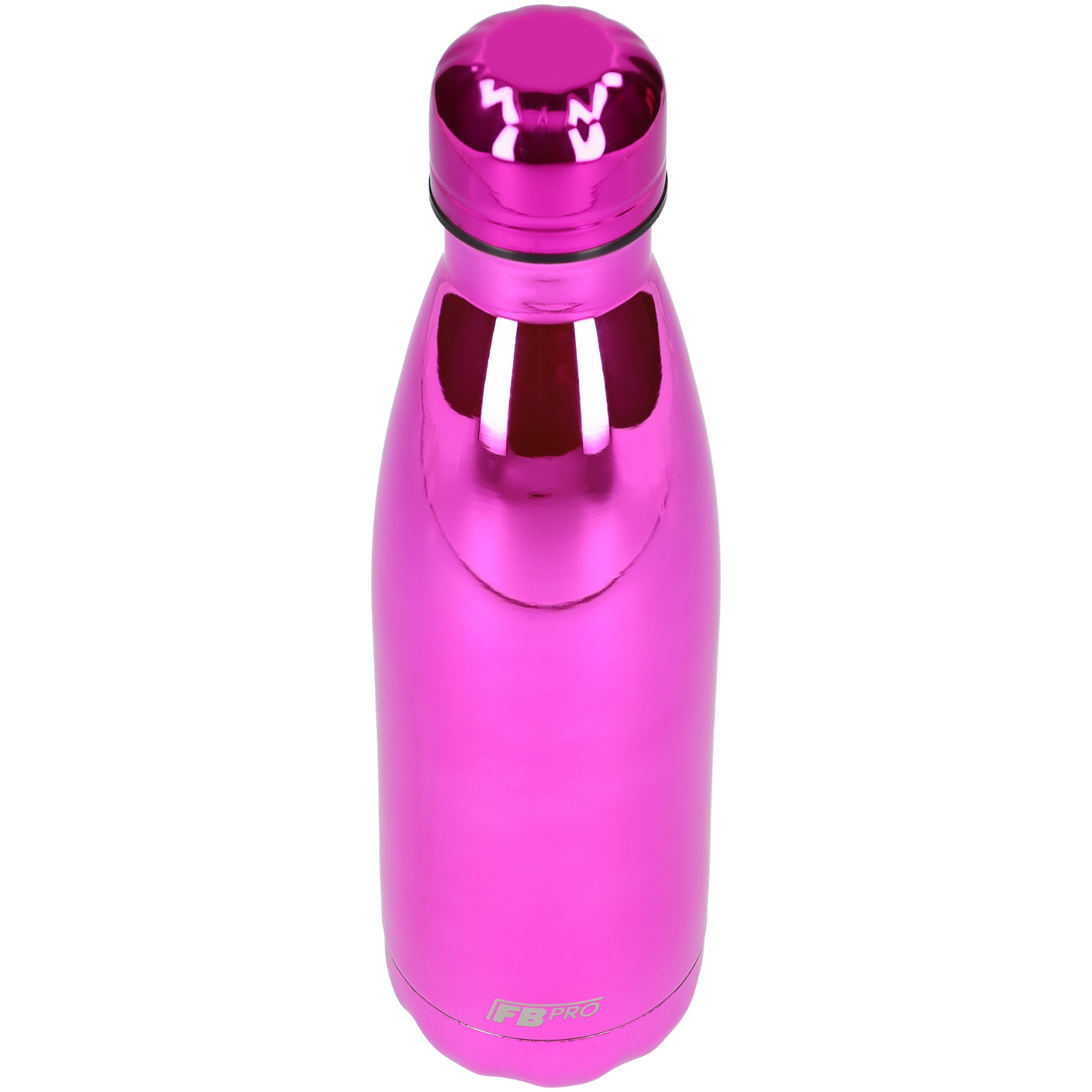 Thermosfles - Waterfles - Drinkfles slank 500 ml - Chrome Hot Pink - Chroom Roze