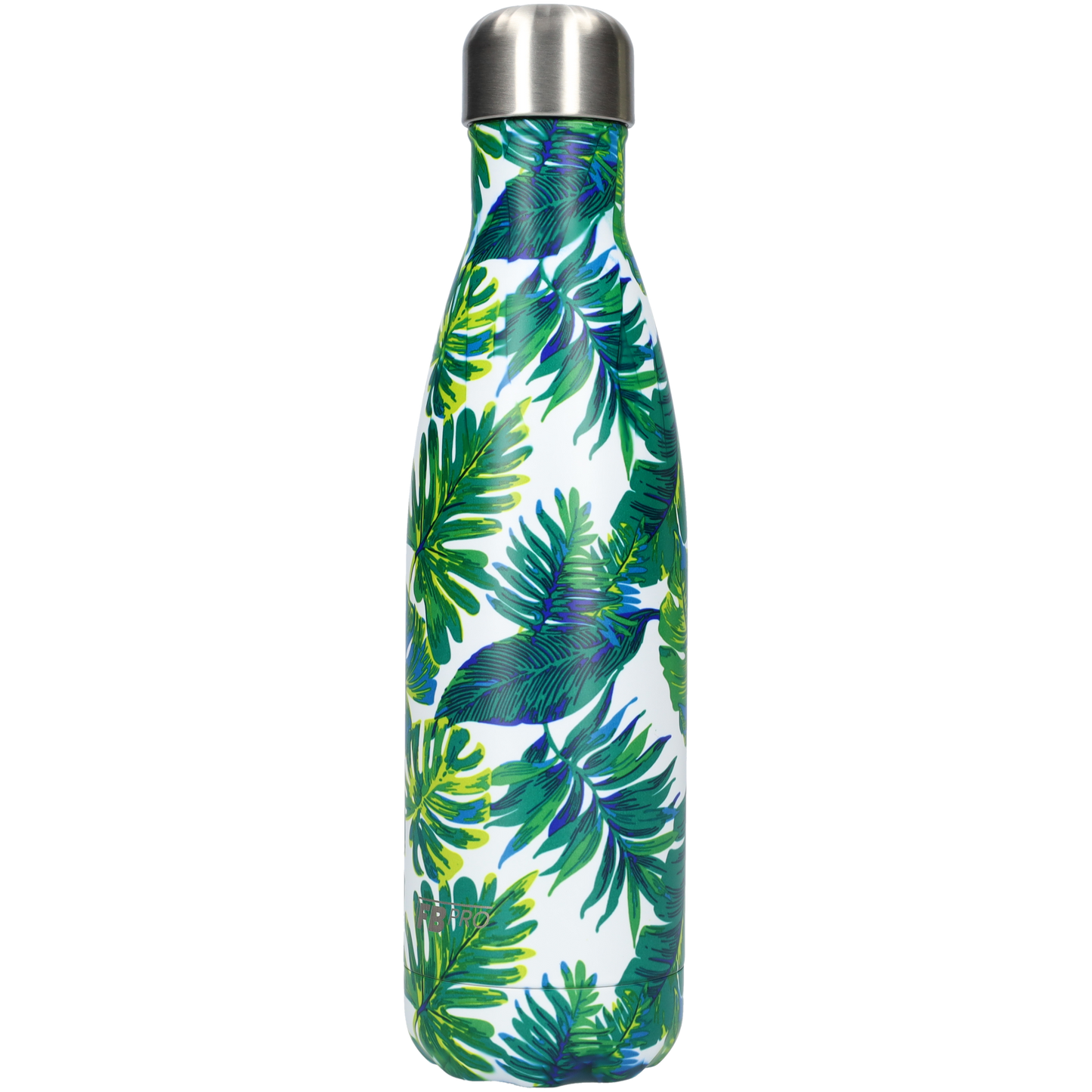 Thermosfles - Waterfles - Drinkfles slank 500ml - Tropical Leaves - Tropische Bladeren