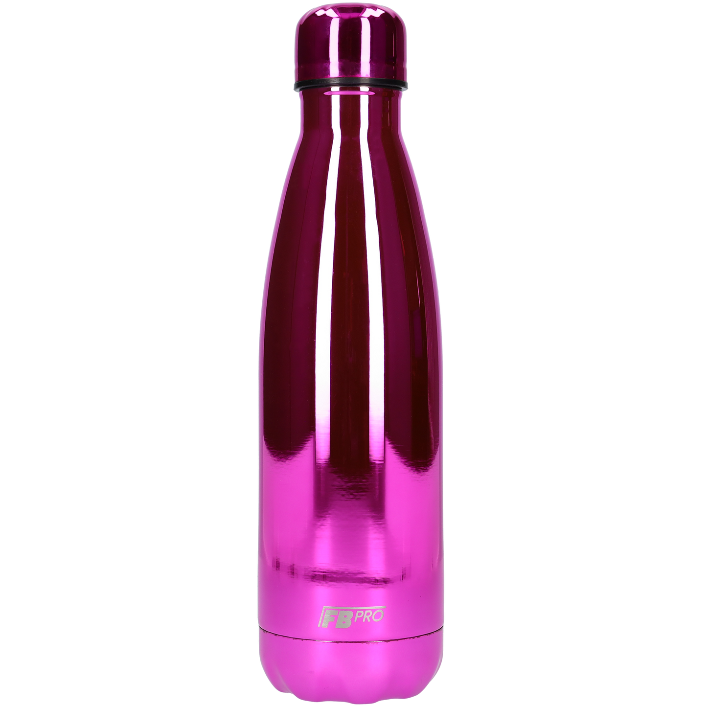 Thermosfles - Waterfles - Drinkfles slank 500 ml - Chrome Hot Pink - Chroom Roze