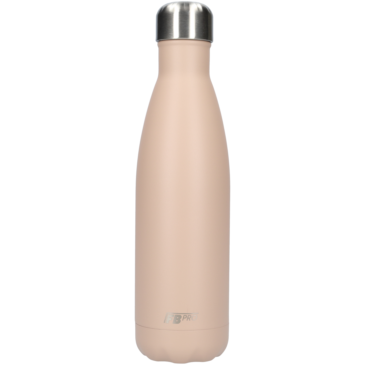 Thermosfles - Waterfles - Drinkfles slank 500ml - Matte Light Beige - Mat Licht Beige