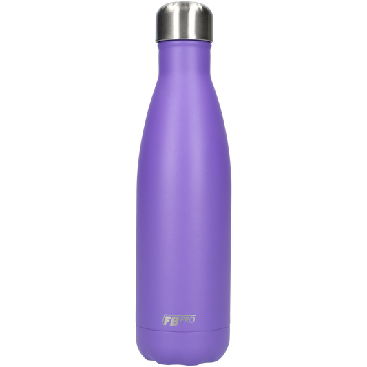 Thermosfles - Waterfles - Drinkfles slank 500 ml - Matte Purple - Mat Paars