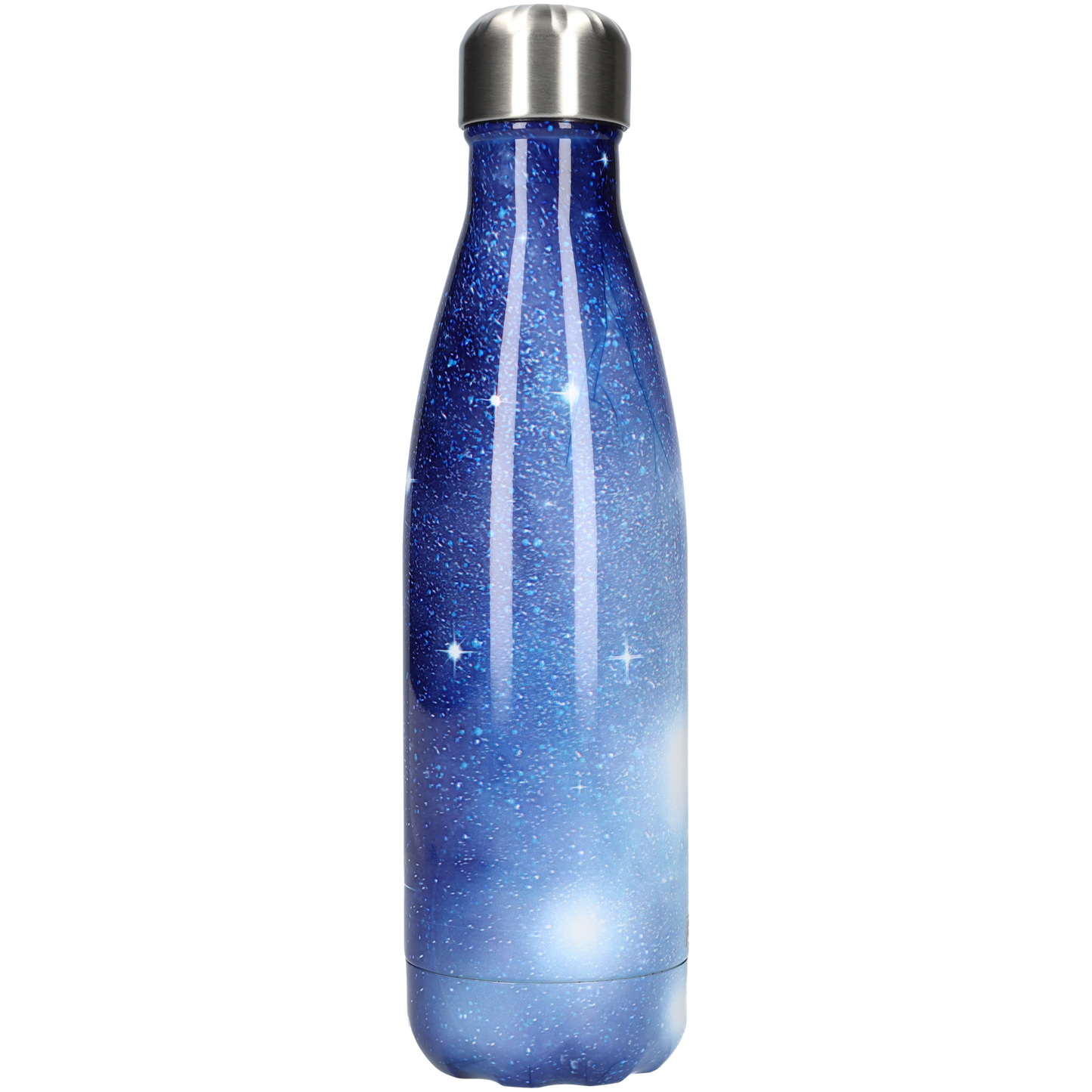 Thermosfles - Waterfles - Drinkfles slank 500 ml - Bright Galaxy Blue - Fel Ruimte Blauw