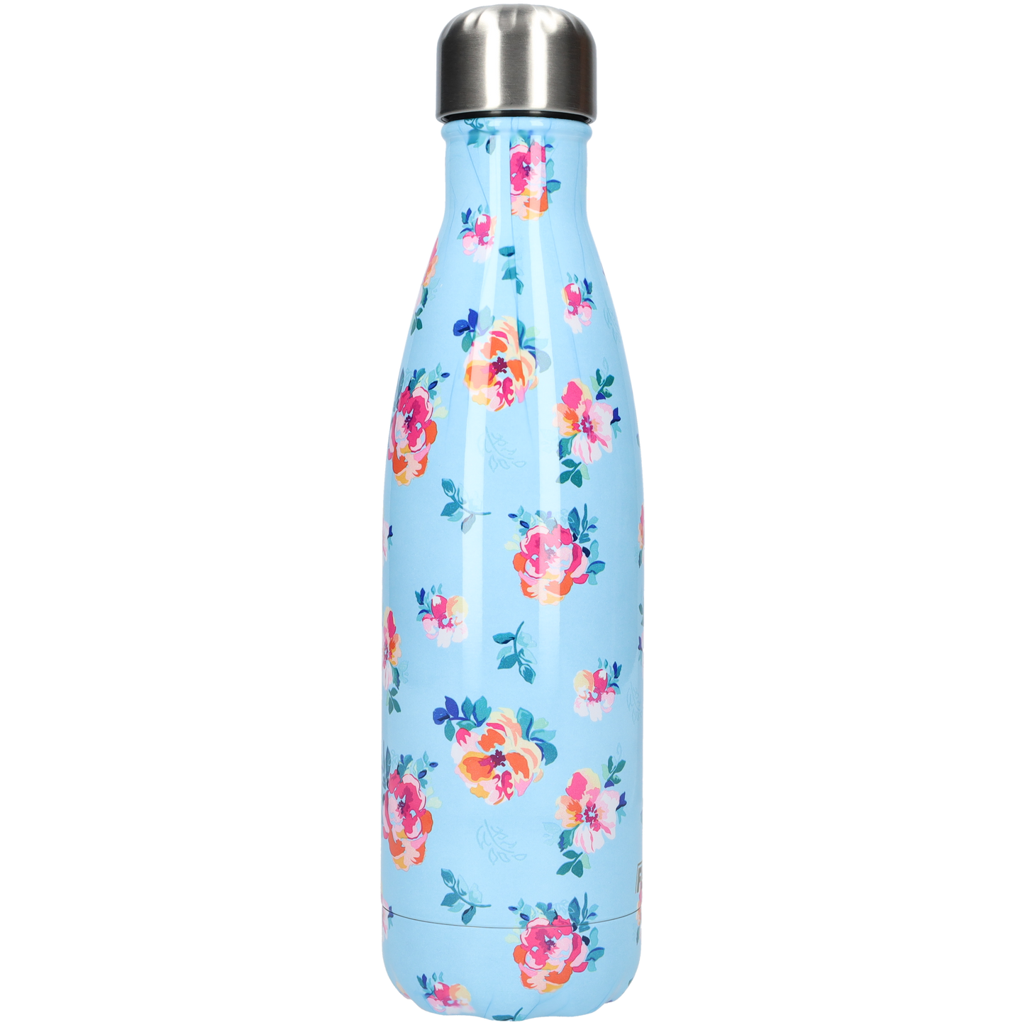 Thermosfles - Waterfles - Drinkfles slank 500ml - Classic Blue Flowers - Klassiek Blauw Bloemen