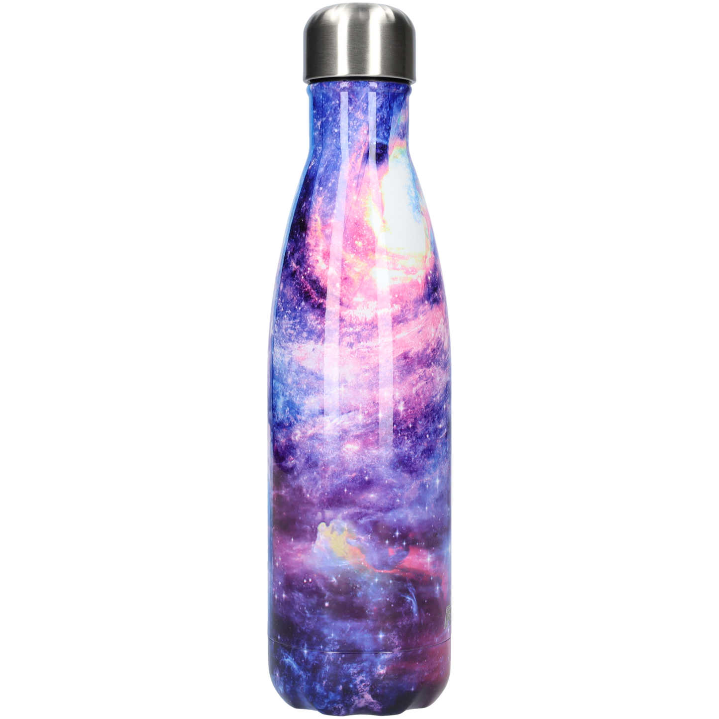 Thermosfles - Waterfles - Drinkfles slank 500 ml - Galaxy Purple - Sterrenhemel Paars