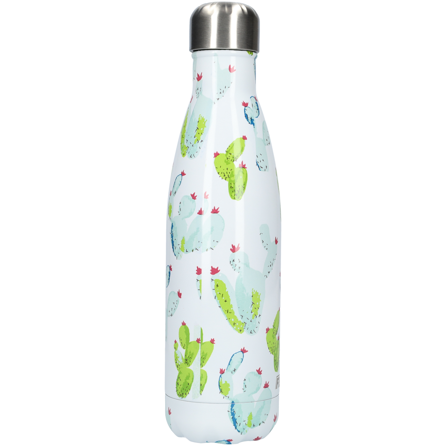 Thermosfles - Waterfles - Drinkfles slank 500ml - Cactus White - Cactus Wit