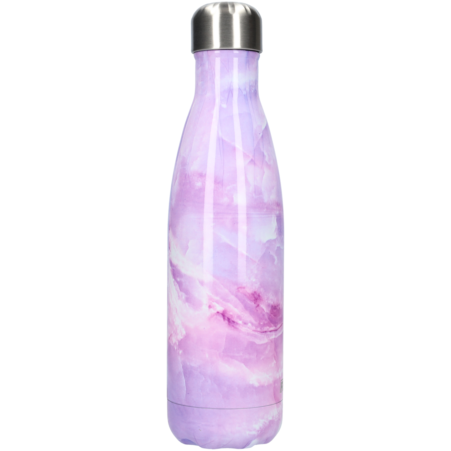 Thermosfles - Waterfles - Drinkfles slank 500ml - Pink Marble - Roze Marmer