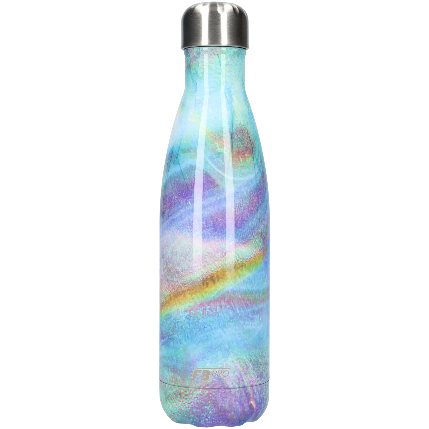 Thermosfles - Waterfles - Drinkfles slank 500ml - Galaxy Rainbow - Sterrenhemel Regenboogkleur