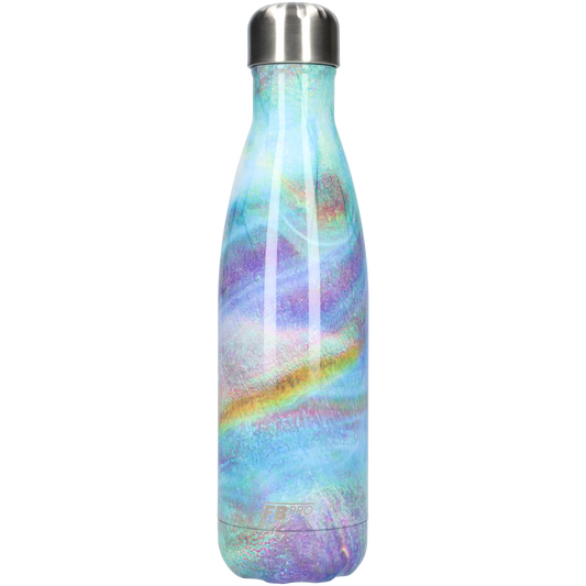 Thermosfles - Waterfles - Drinkfles slank 500ml - Galaxy Rainbow - Sterrenhemel Regenboogkleur