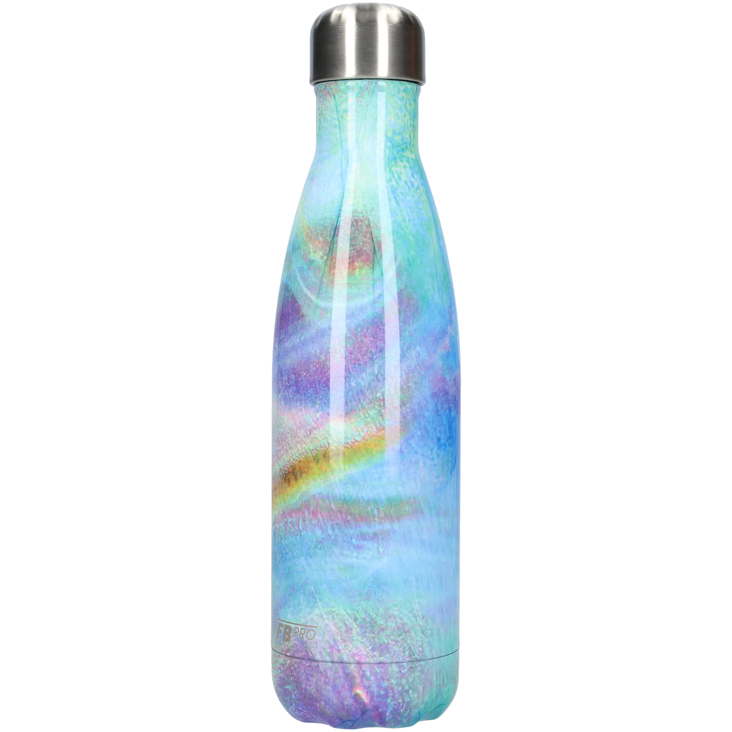 Thermosfles - Waterfles - Drinkfles slank 500ml - Galaxy Rainbow - Sterrenhemel Regenboogkleur