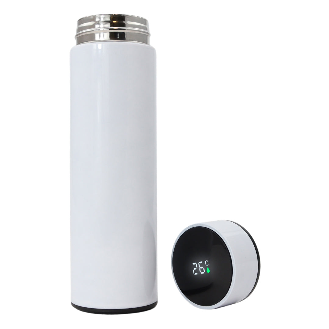 Smart Thermoskan - Met thee kruiden houder - Luxe thermos kan - Ice White - 500 ml