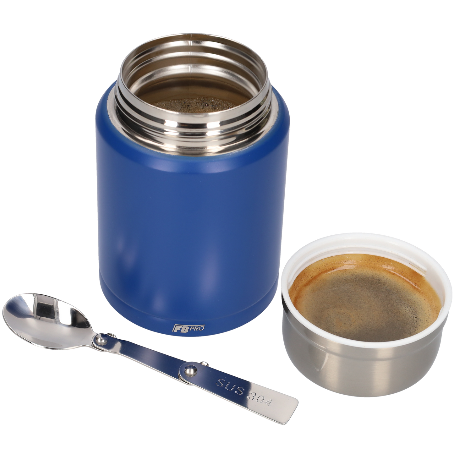 Thermos Voedselcontainer - Thermoskan - Donker blauw - 450ml