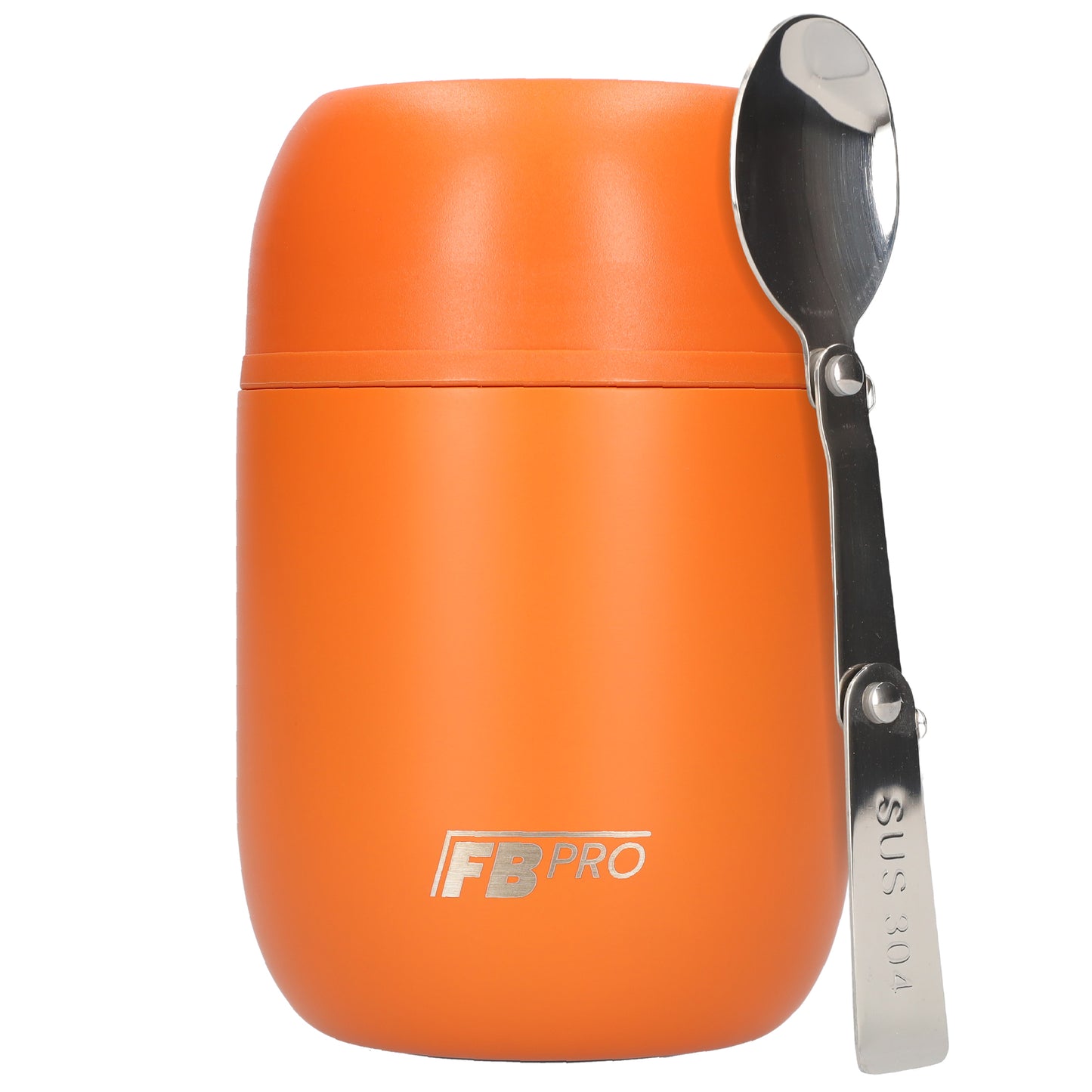 Thermos voedselcontainer - Thermoskan - Oranje - 420ml