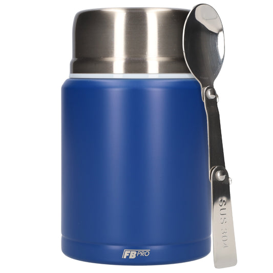 Thermos Voedselcontainer - Thermoskan - Donker blauw - 450ml
