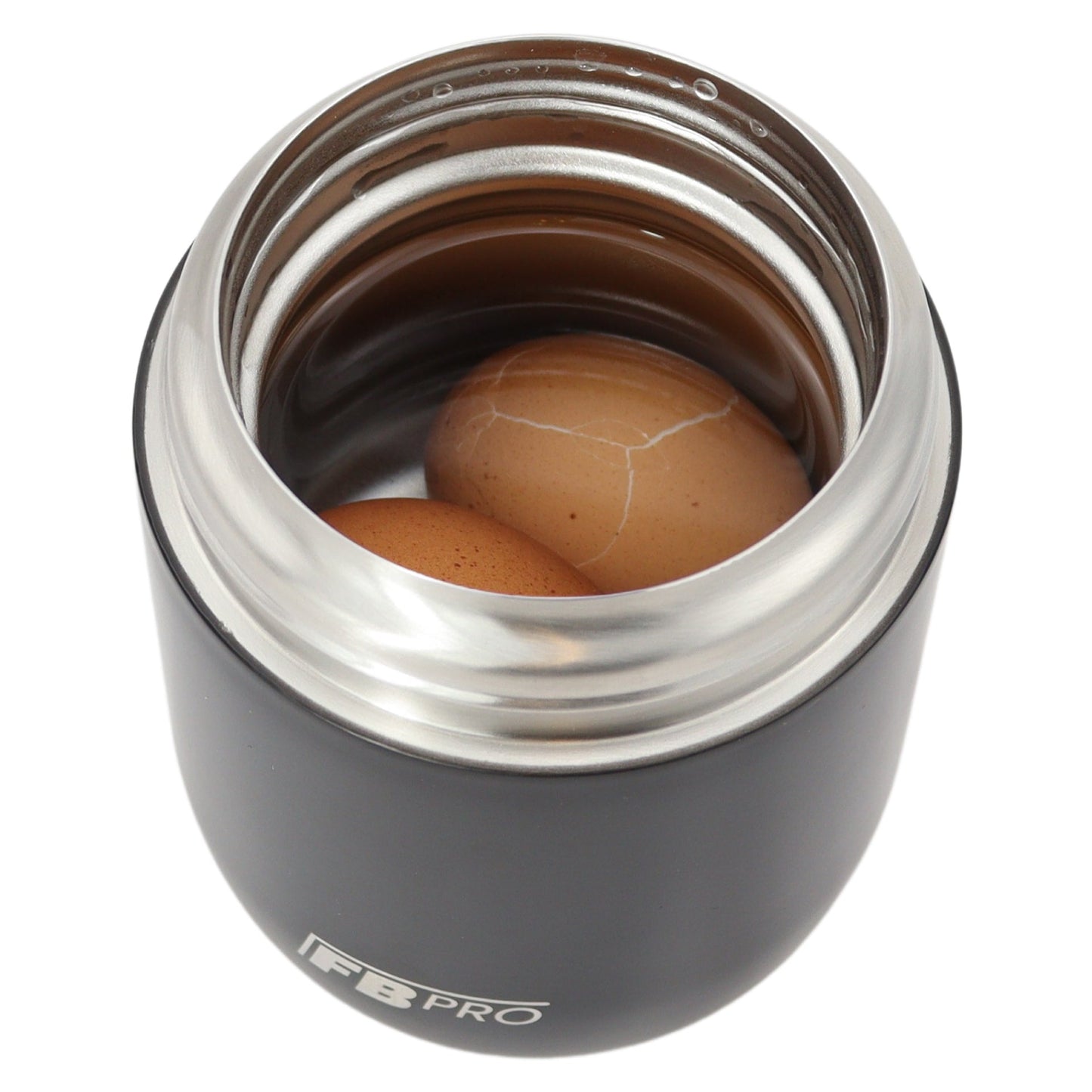 Thermos container - Thermoskan - Zwart - 420ml