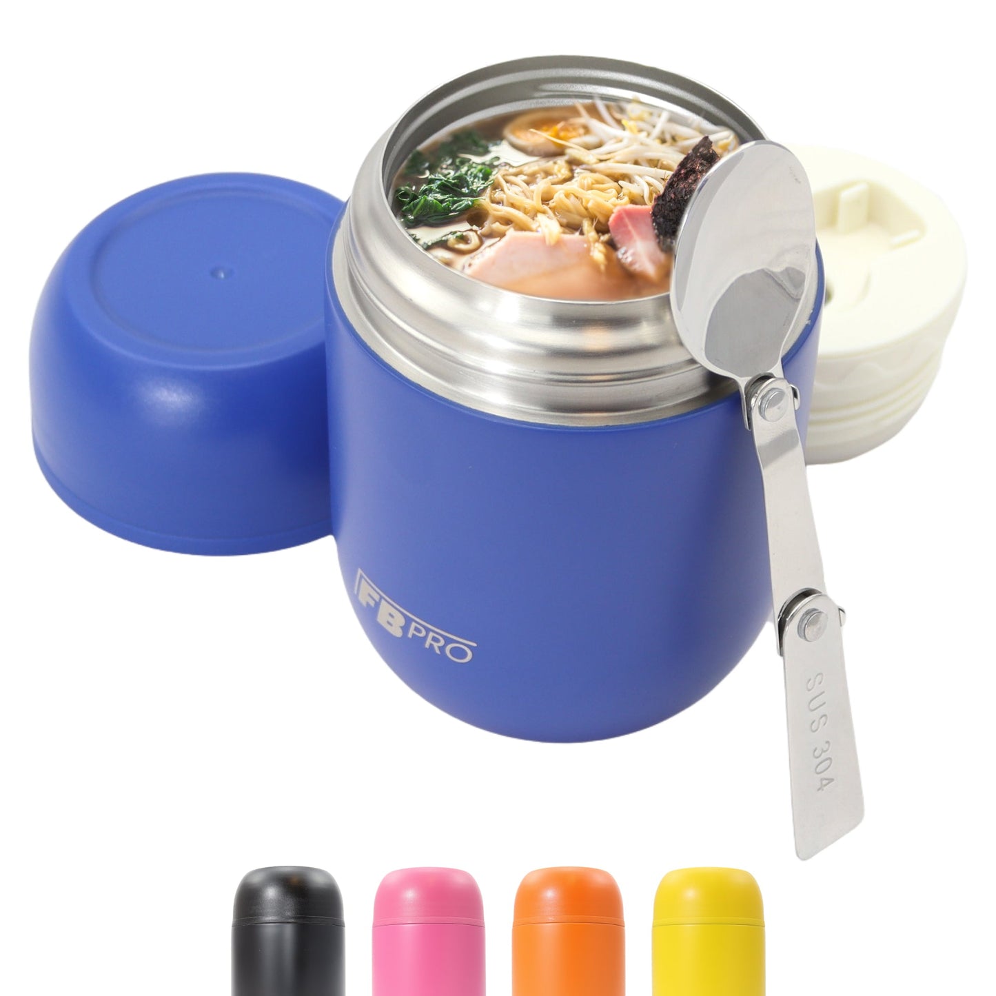 Thermos voedselcontainer - Thermoskan - Blauw - 420ml