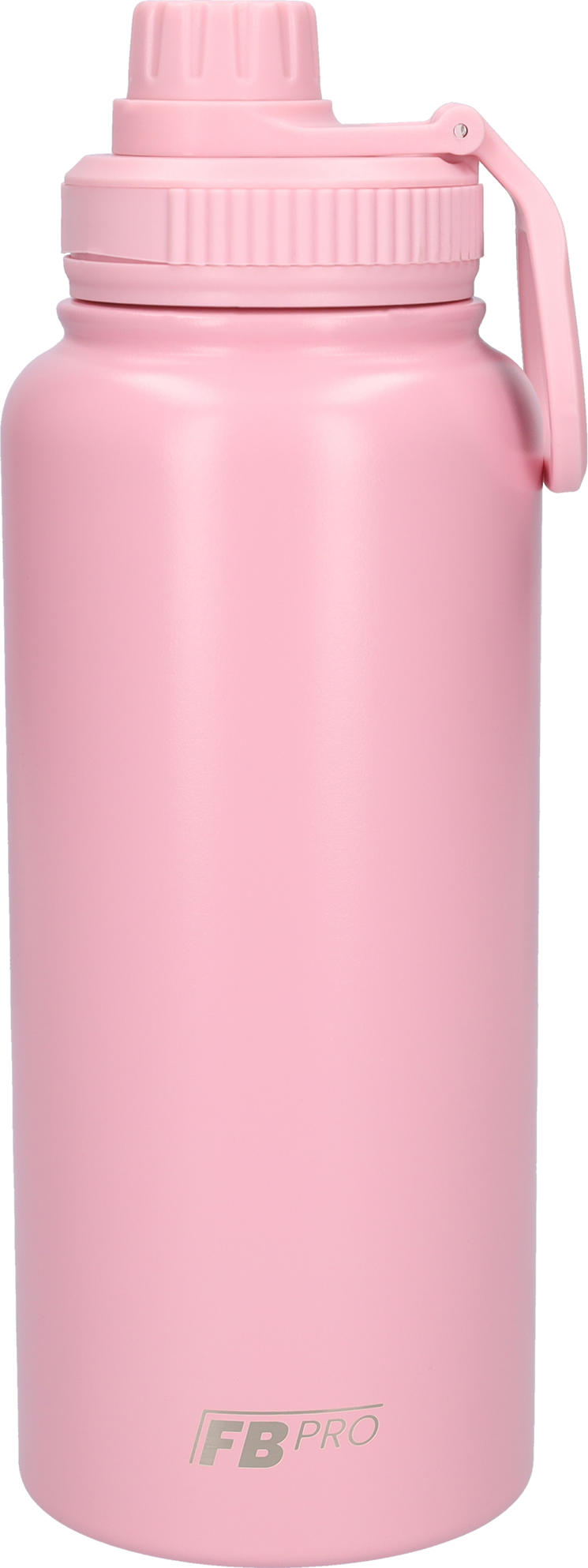 Thermos drinkfles 1 L - Isolerende Waterfles - Drinkfles met rietje - Roze