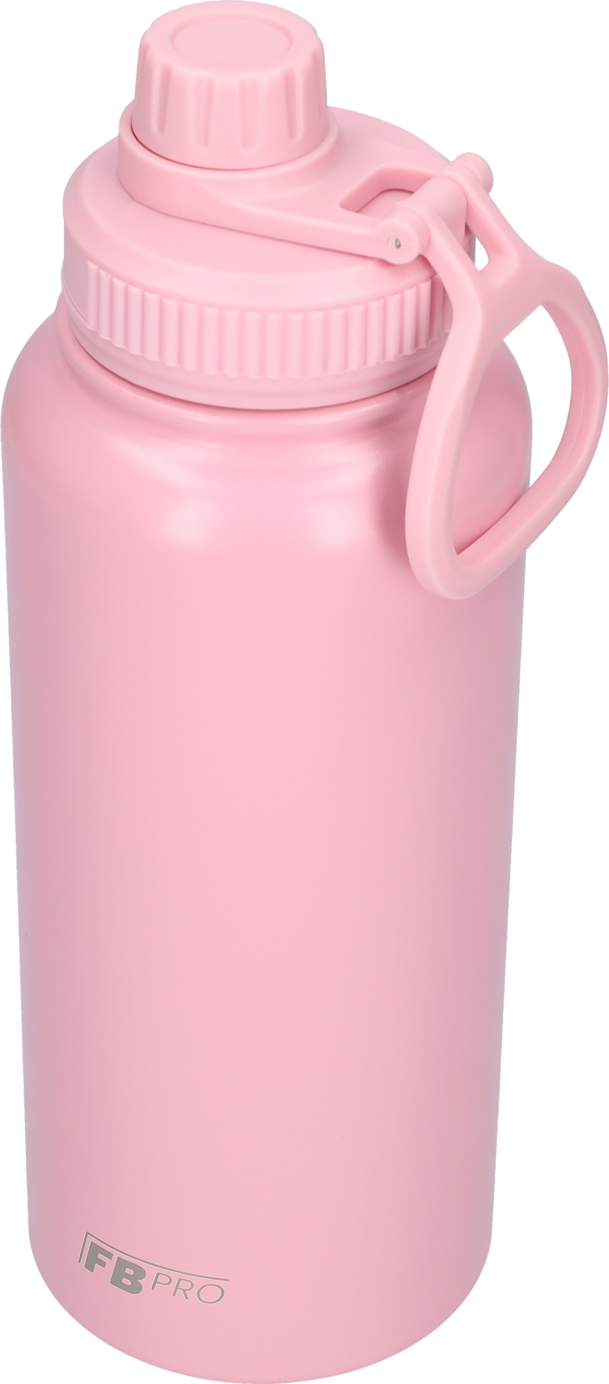 Thermos drinkfles 1 L - Isolerende Waterfles - Drinkfles met rietje - Roze