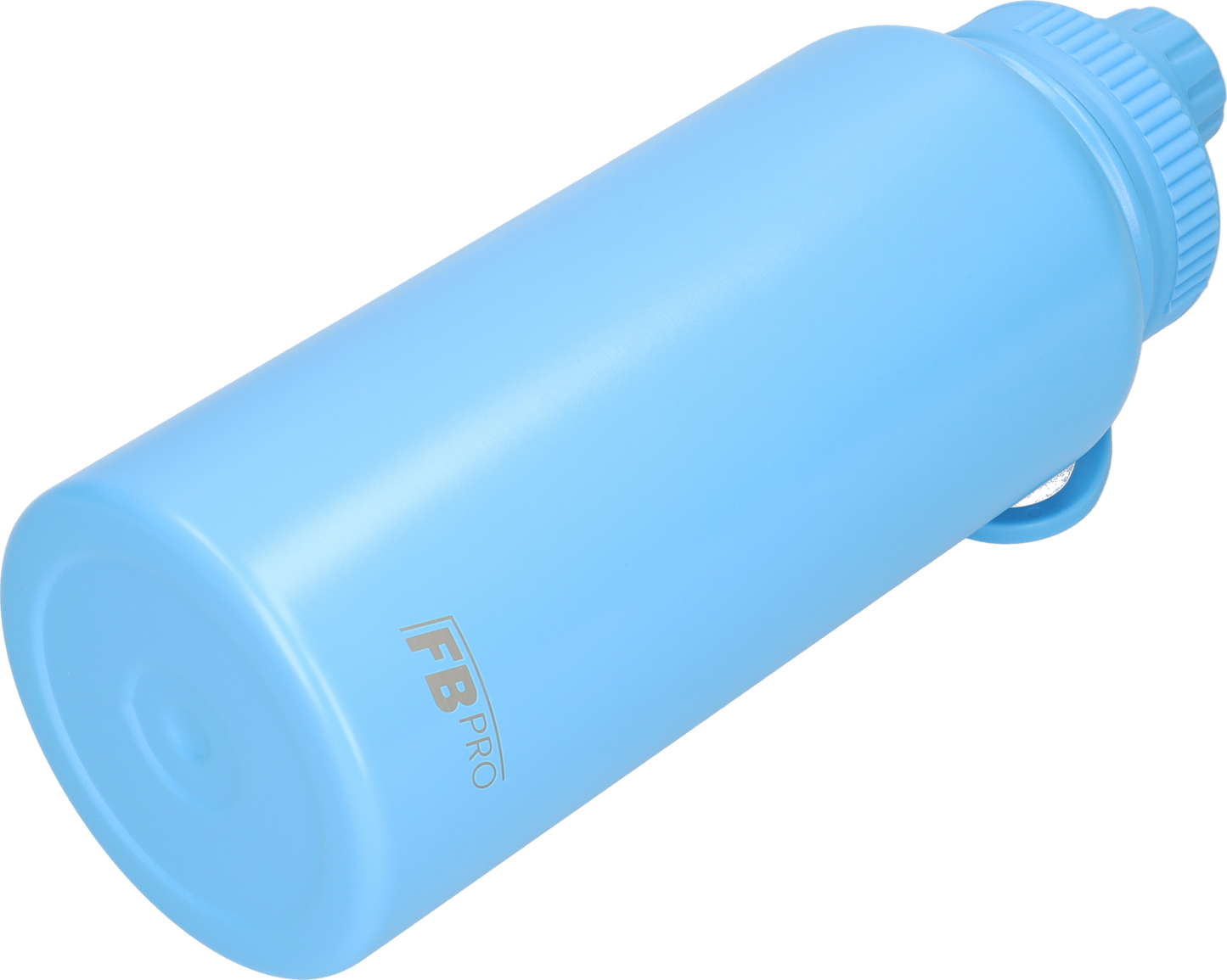 Thermos drinkfles 1 L - Isolerende Waterfles - Drinkfles met rietje - Lichtblauw