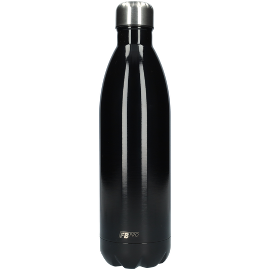 Thermosfles - Waterfles - Drinkfles slank 500ml - Black - Zwart