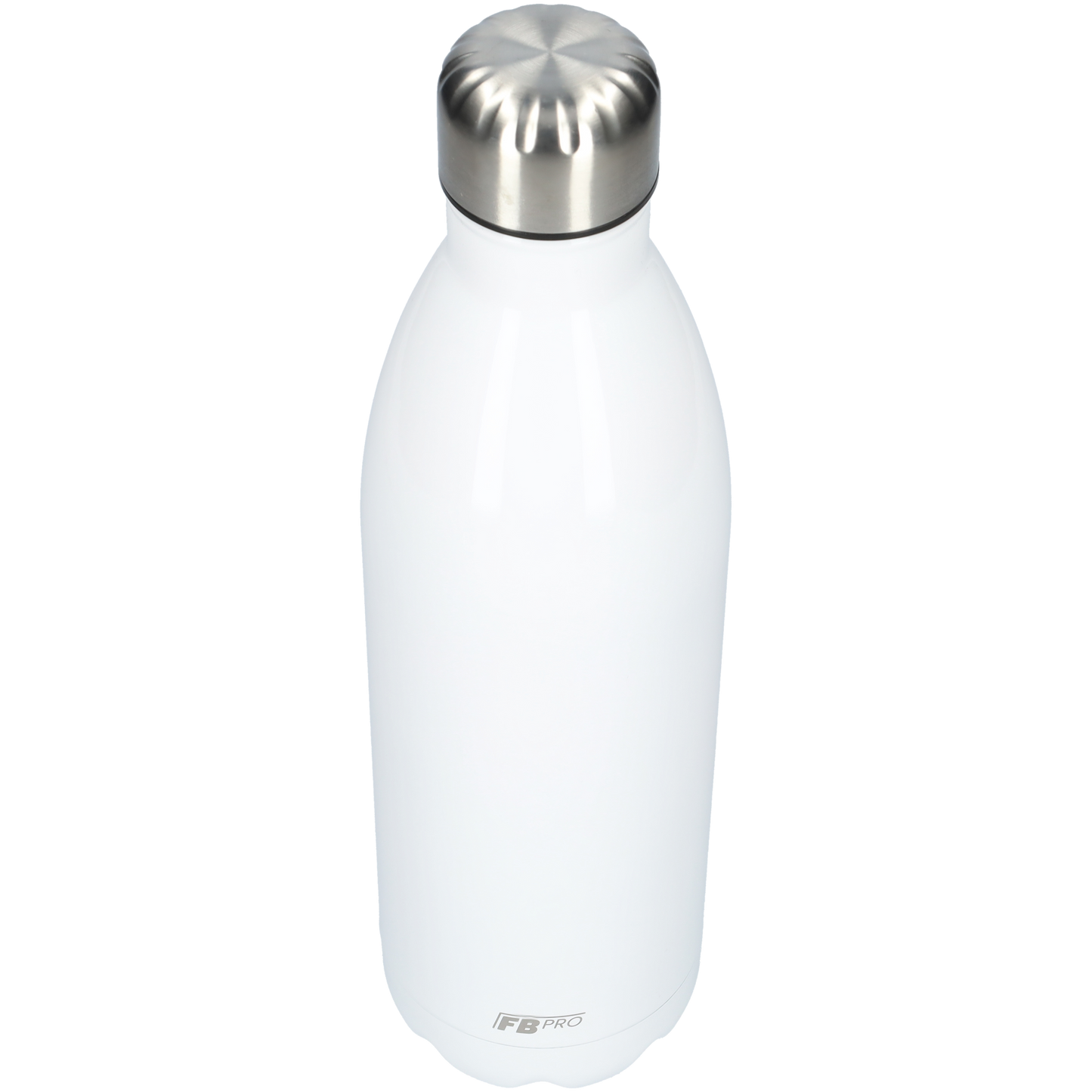 Thermosfles - Waterfles - Drinkfles slank 1000ml - White - Wit