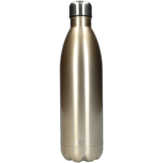 Thermosfles - Waterfles - Drinkfles slank 1000ml - Light Gold - Lichtgoud