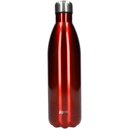 Thermosfles - Waterfles - Drinkfles slank 1000ml - Red - Rood