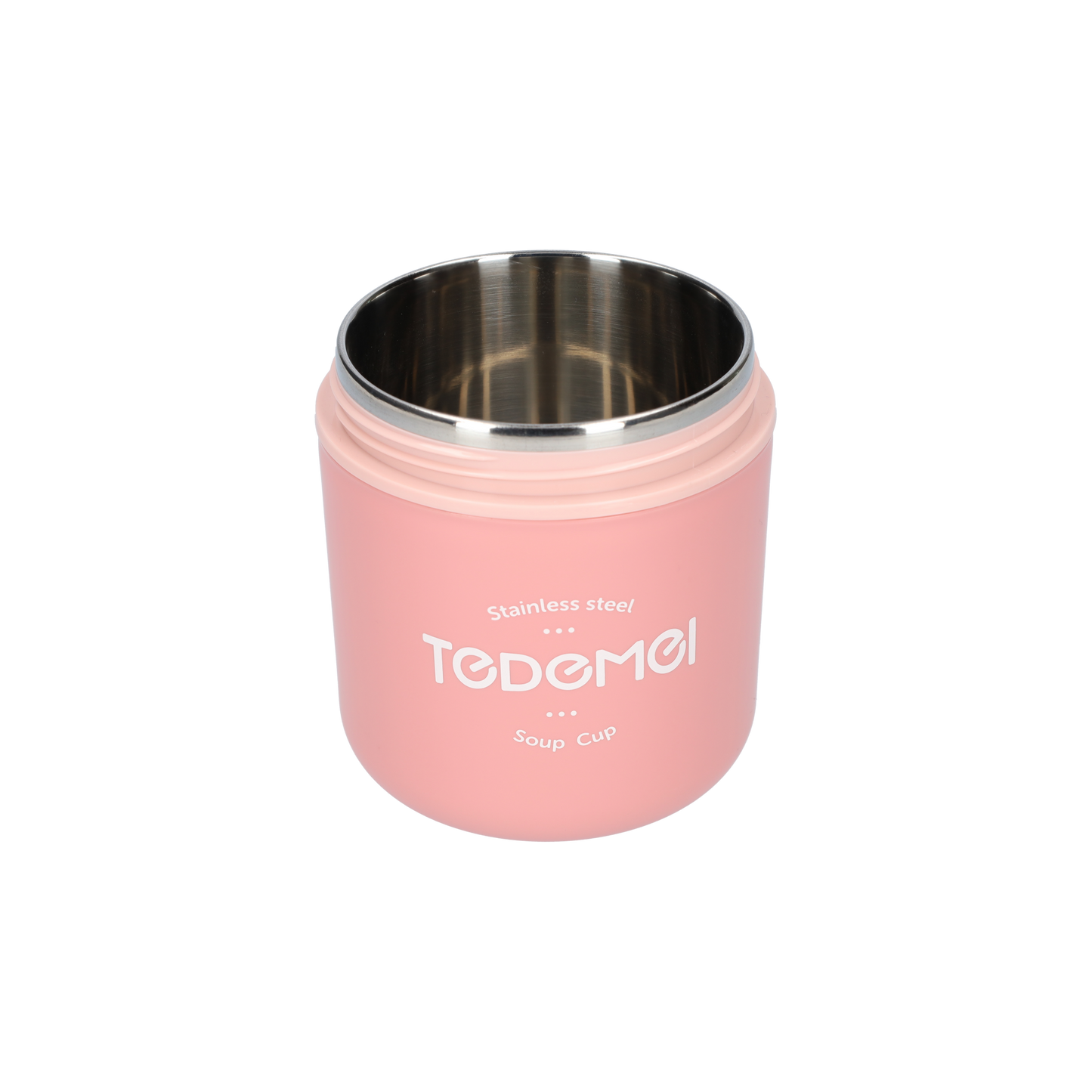 2 Laags Voedselcontainer - Thermos Voedsel Container - Soepbeker to go - Roze