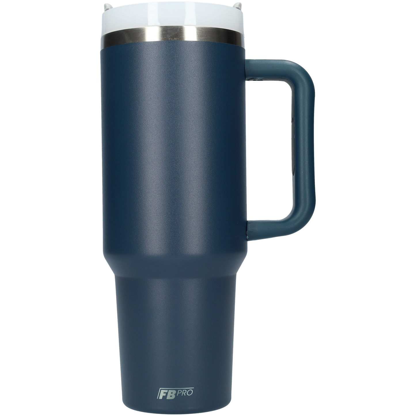 Thermos drinkbeker tumbler 1.2L met handvat en rietje - 1200 ML - Donker Blauw