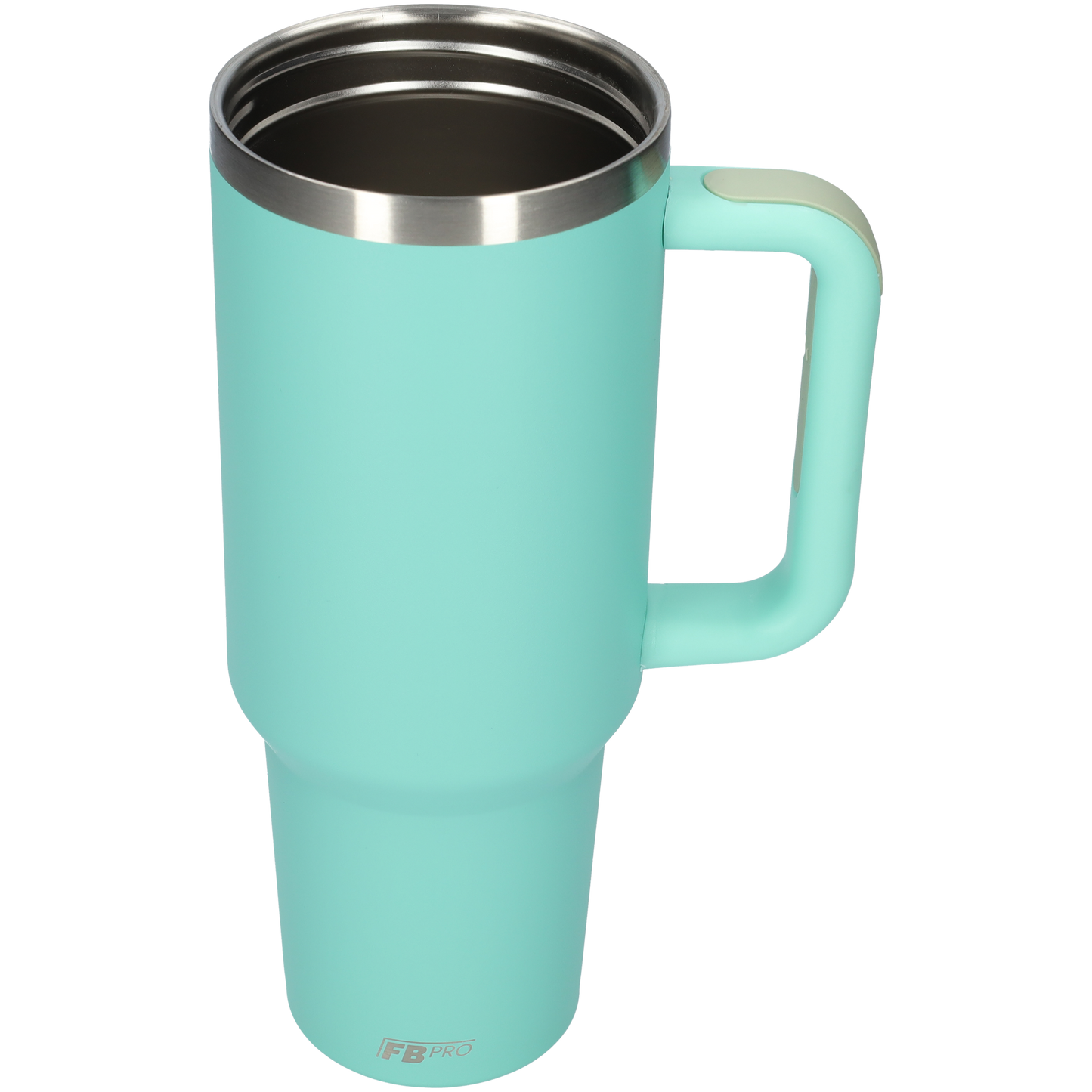 Thermos drinkbeker tumbler 1.2L met handvat en rietje - 1200 ML - Turquoise